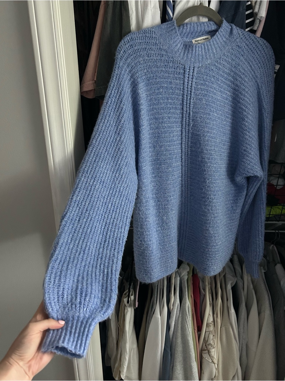 Newbury Kustom Light Blue Crewneck Sweater